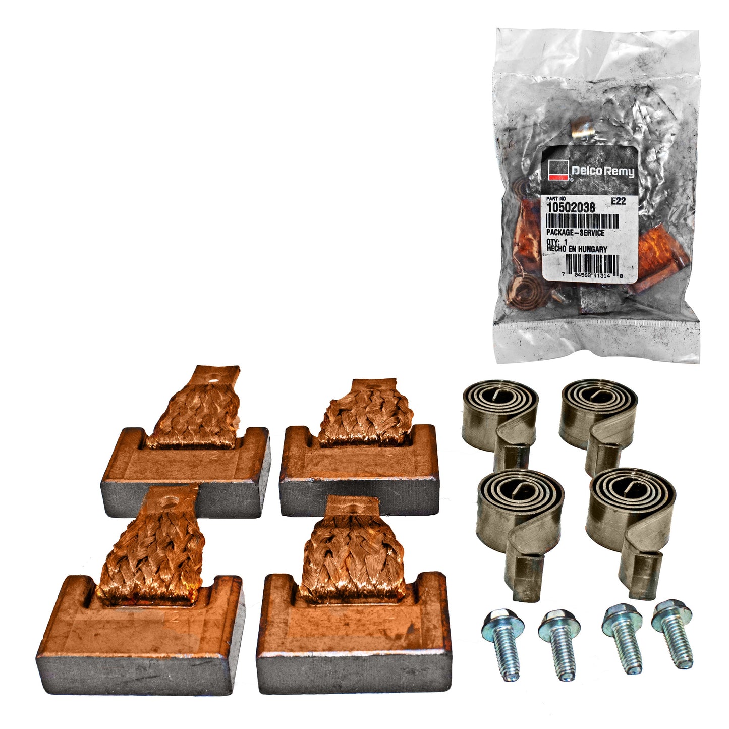 Kit De Reparacion Carbones Marcha 42mt 12v-24v Delco 10502038