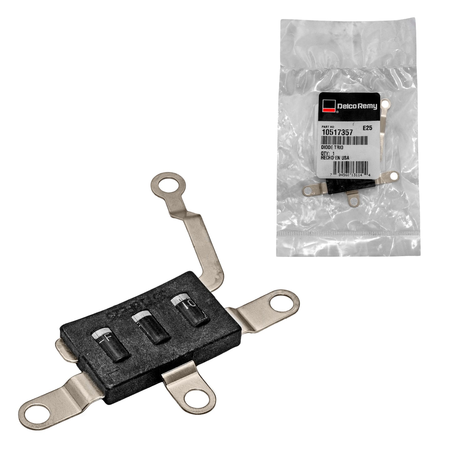Tridiodo Para Alternador 33SI, 34SI, 35SI 12v Y 24v Delco Remy DT182 10517357