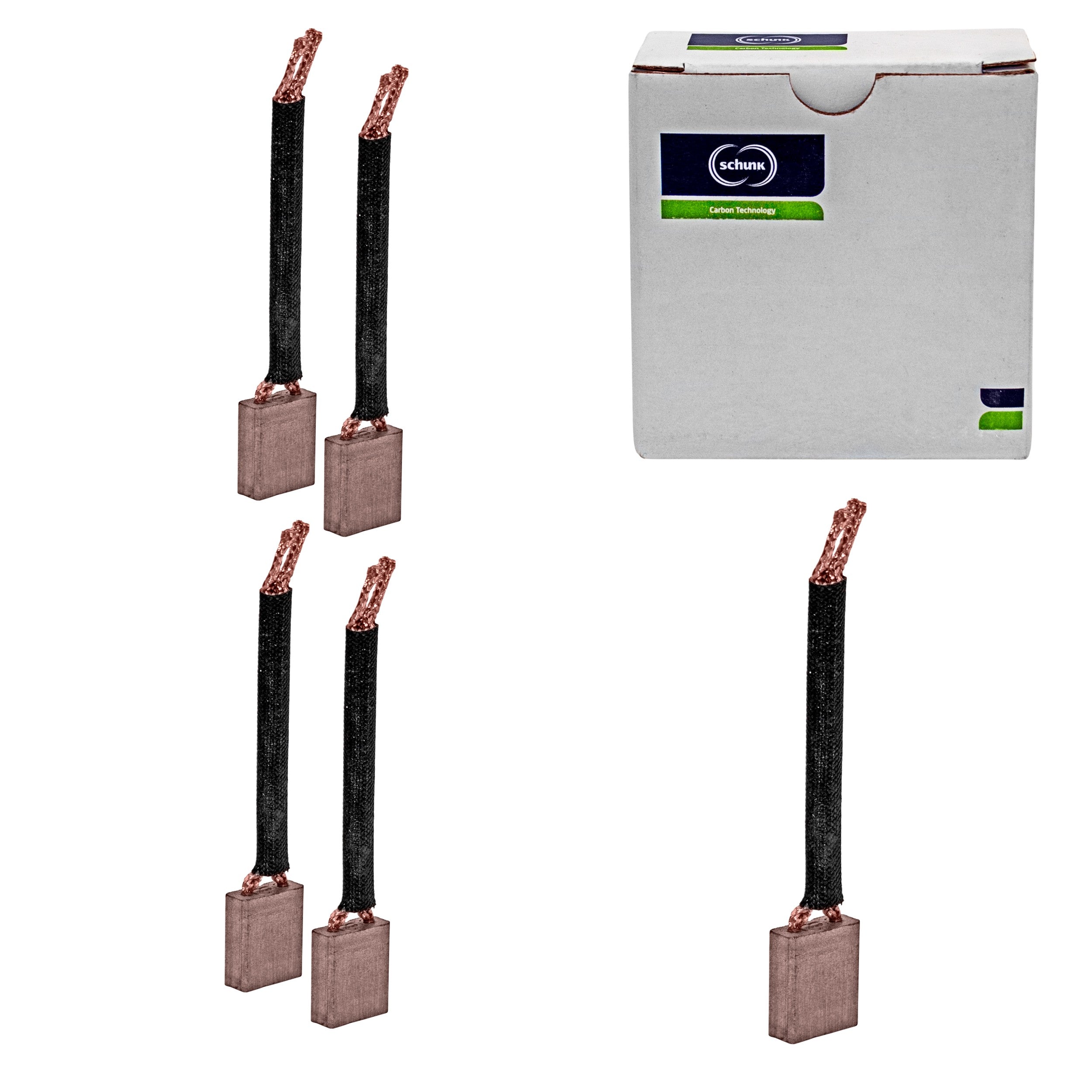 5 Carbones Para Marcha Lucas M45G 68-9209 Schunk (Elca)