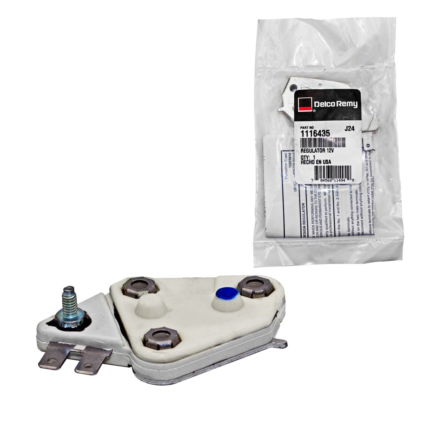 Regulador Para Alternador 21si, 22si Delco Remy 1116435 12v