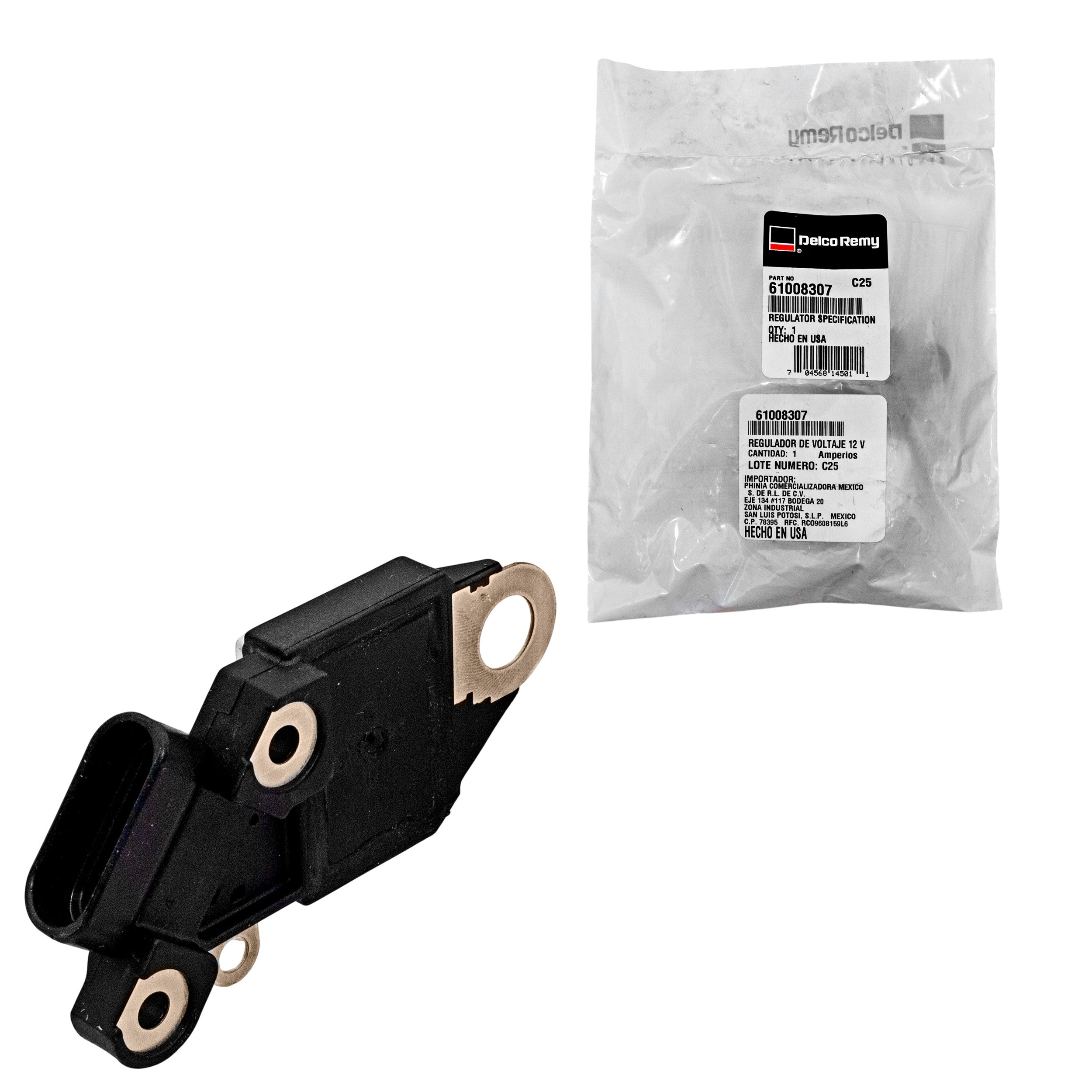 Regulador Para Alternador 24si 12v C/conector Delco 61008307 D4152