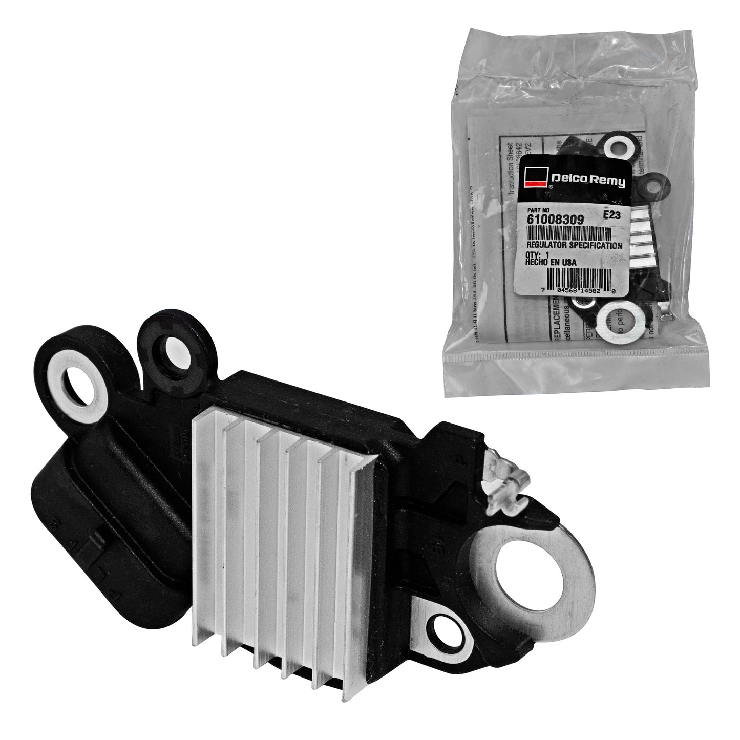 Regulador Para Alternador 28si 12v C/conector Delco 61008309