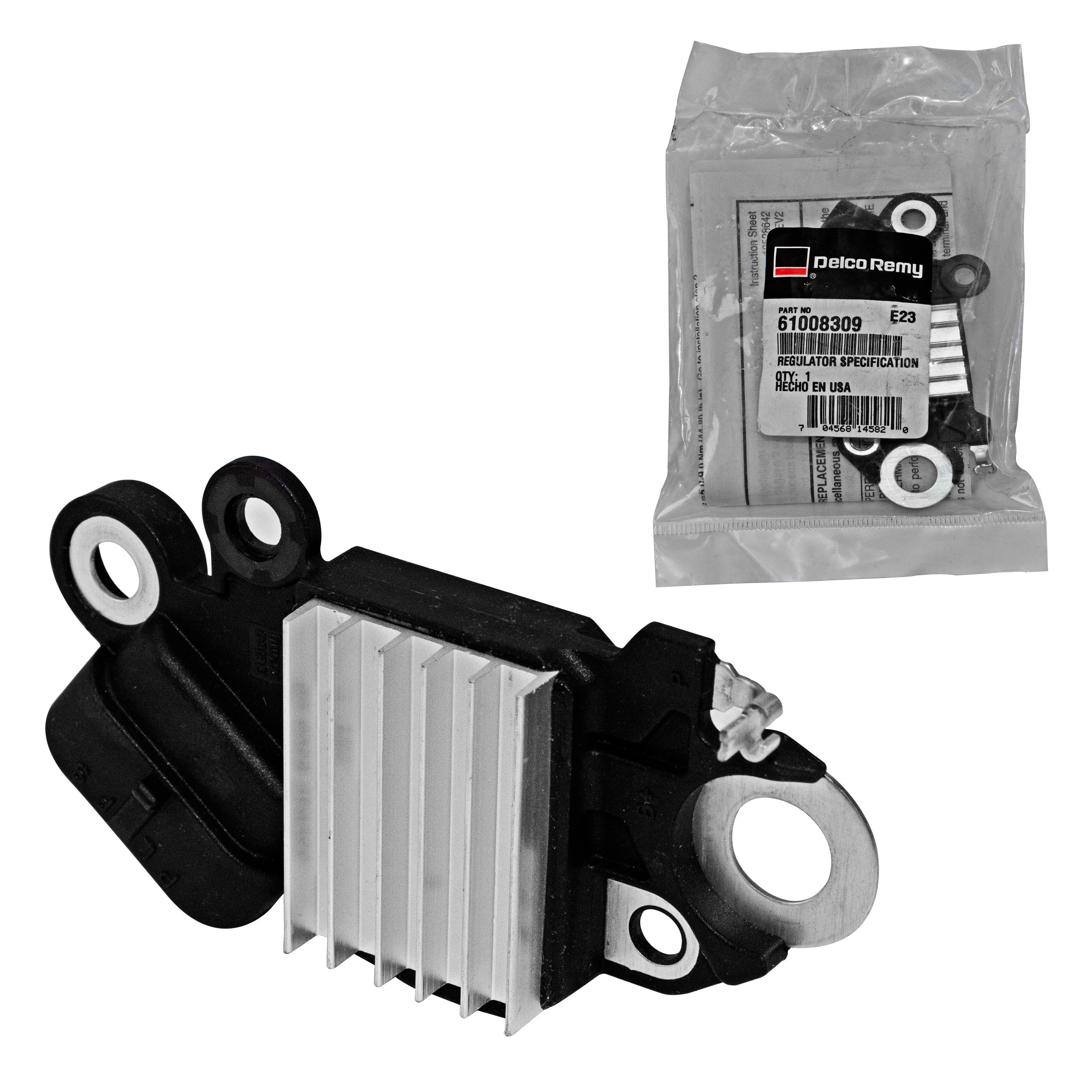 Regulador Para Alternador 28si 12v C/conector Delco 61008309