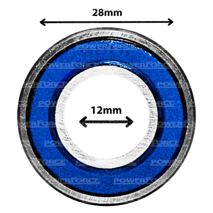 5 Baleros Pfi 63001-2rs Para Marcha Y Alternador 12x28x12mm