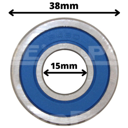 5 Balero Pfi 949100-3480 Para Marcha Y Alternador 15x38x19mm
