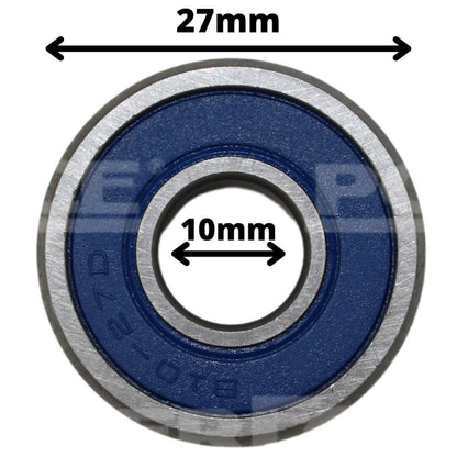 5 Baleros Pfi B10-27d Para Marcha Y Alternador 10x27x14mm
