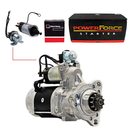 Marcha 39mt Para Freightliner, Kenworth, Internat 12v 11 Dts (Solenoide Y Aux Delco Remy)