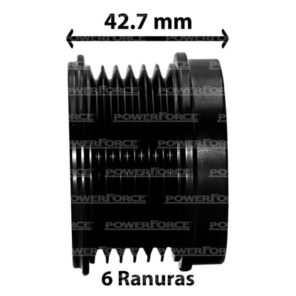 Polea Para Alternador Mercedes C180, C200, C250, E200 2013-2020 24-91347
